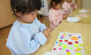 〇と■のコンポジション(芸術保育)