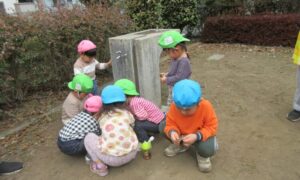 ちいさい公園では…