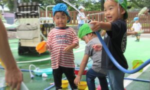 水あそびは、大騒ぎ??(7月29日)